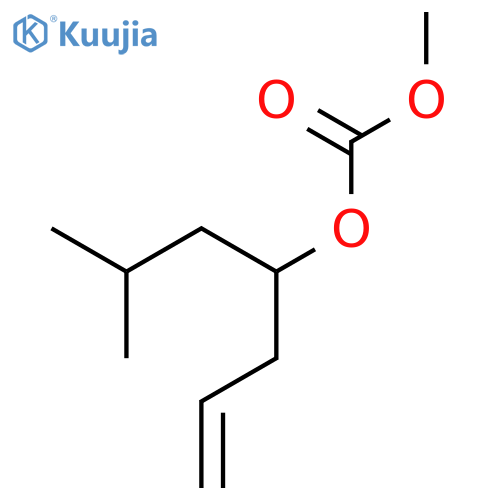 CARBONIC ACID, METHYL 1-(2-METHYLPROPYL)-3-BUTENYL ESTER structure