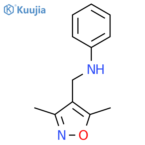 N-(3,5-dimethyl-4-isoxazolyl)methylaniline structure