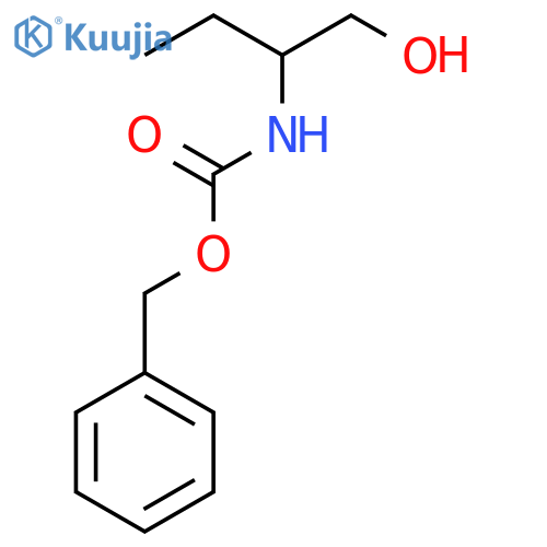 (R)-benzyl (1-hydroxybutan-2-yl)carbamate structure