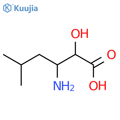 (2S,3S)-3-Amino-2-hydroxy-5-methylhexanoic acid structure