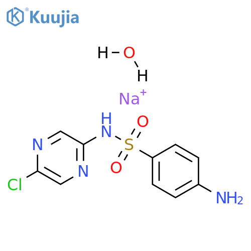 Sulfaclozine sodium structure