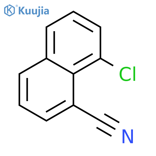 1-Naphthalenecarbonitrile, 8-chloro- structure