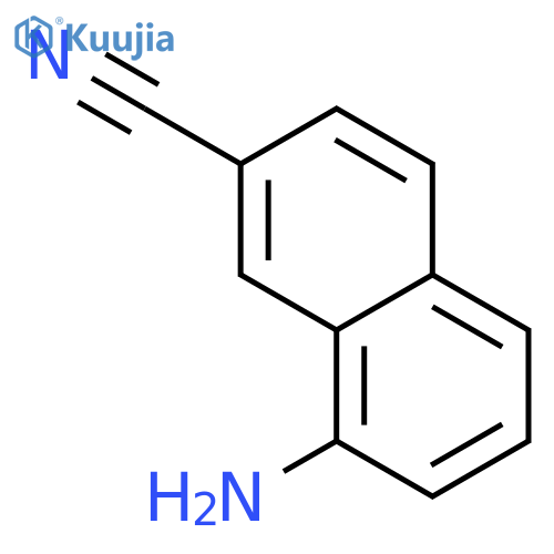 2-Naphthalenecarbonitrile, 8-amino- structure