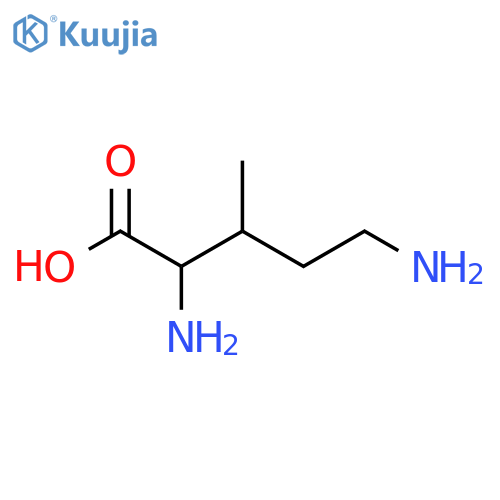 beta-Methyl-DL-ornithine structure