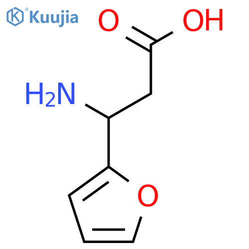 3-Amino-3-(furan-2-yl)propanoic acid structure