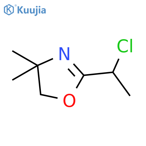 Oxazole, 2-(1-chloroethyl)-4,5-dihydro-4,4-dimethyl- structure