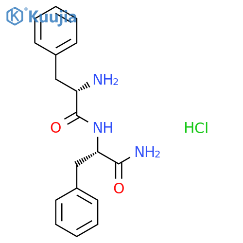 (S)-2-Amino-N-((S)-1-amino-1-oxo-3-phenylpropan-2-yl)-3-phenylpropanamide hydrochloride structure
