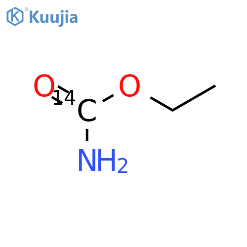 Carbamic-14C acid,ethyl ester (9CI) structure