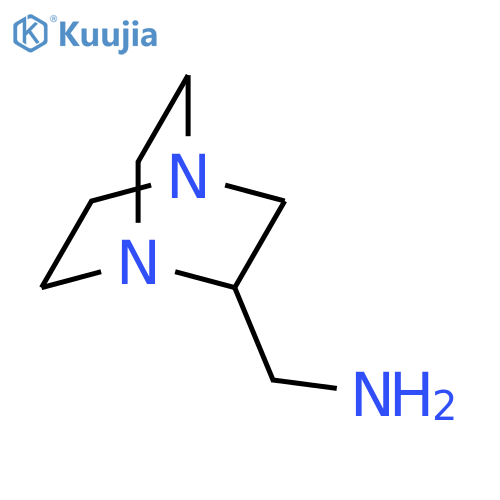 1,4-Diazabicyclo[2.2.2]octane-2-methanamine,(+)- structure