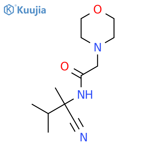 N-(1-cyano-1,2-dimethylpropyl)-2-(morpholin-4-yl)acetamide structure