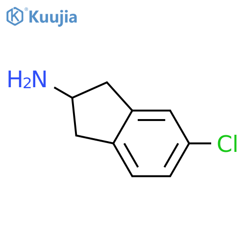 5-chloro-2,3-dihydro-1H-inden-2-amine structure