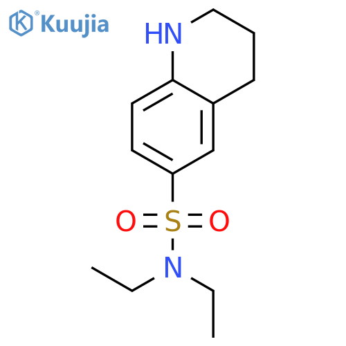 N,N-Diethyl-1,2,3,4-tetrahydroquinoline-6-sulfonamide structure