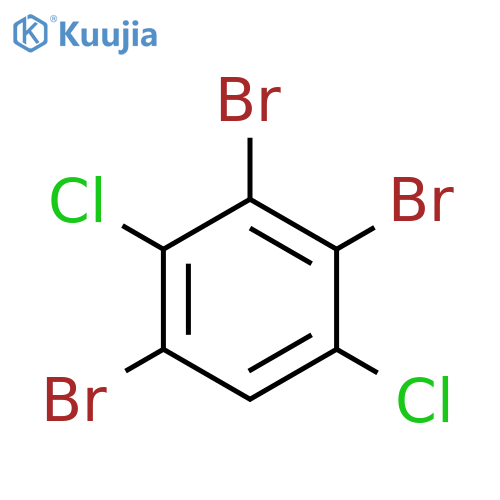 Benzene, 1,3,4-tribromo-2,5-dichloro- structure