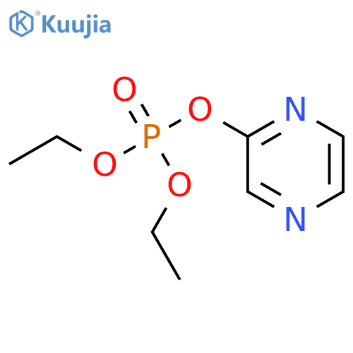 Phosphoric acid,diethyl pyrazinyl ester (8CI,9CI) structure