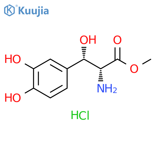 b,3-Dihydroxy-hydrochloride-threo-D-Tyrosine Methyl Ester structure