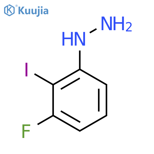 3-Fluoro-2-iodophenylhydrazine structure