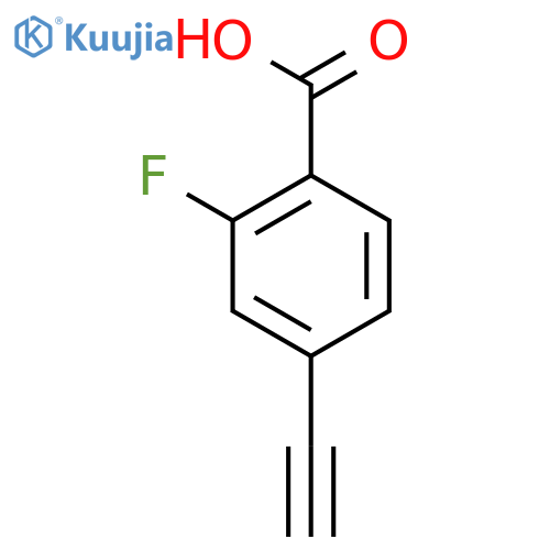 4-ethynyl-2-fluorobenzoic acid structure