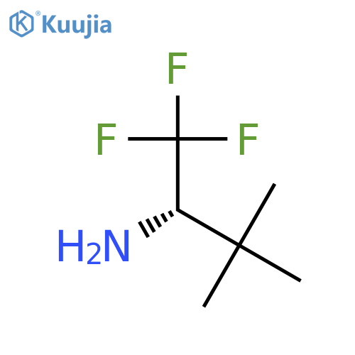 (2S)-1,1,1-trifluoro-3,3-dimethylbutan-2-amine structure