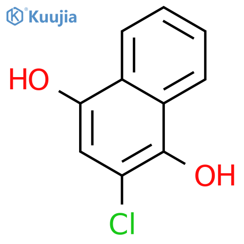 1,4-Naphthalenediol,2-chloro- structure