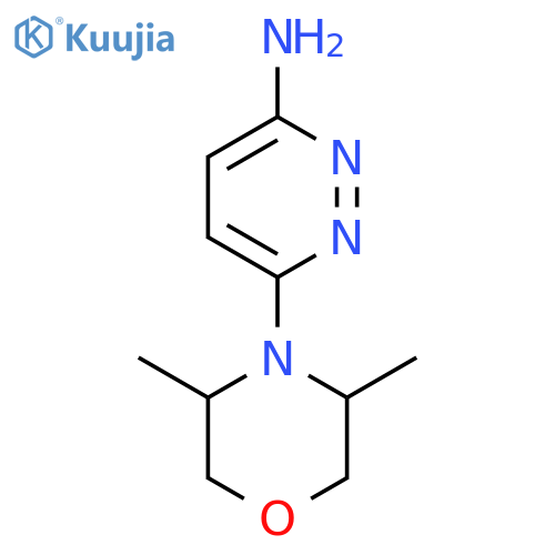 6-(3,5-Dimethylmorpholino)pyridazin-3-amine structure