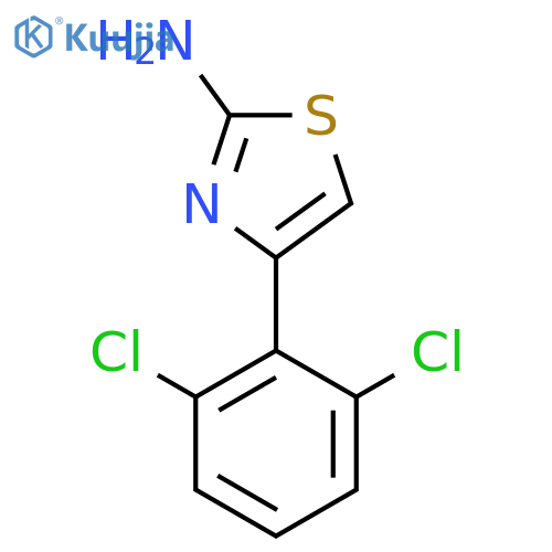 4-(2,6-dichlorophenyl)-1,3-thiazol-2-amine structure