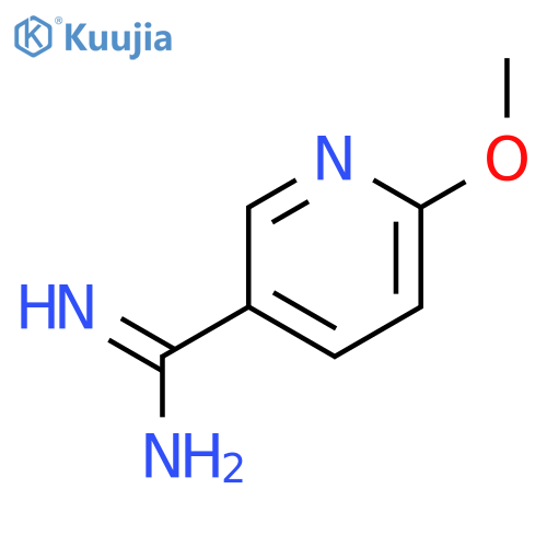 6-methoxy-3-Pyridinecarboximidamide structure