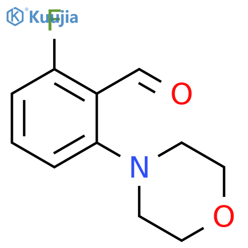 2-fluoro-6-(morpholin-4-yl)benzaldehyde structure