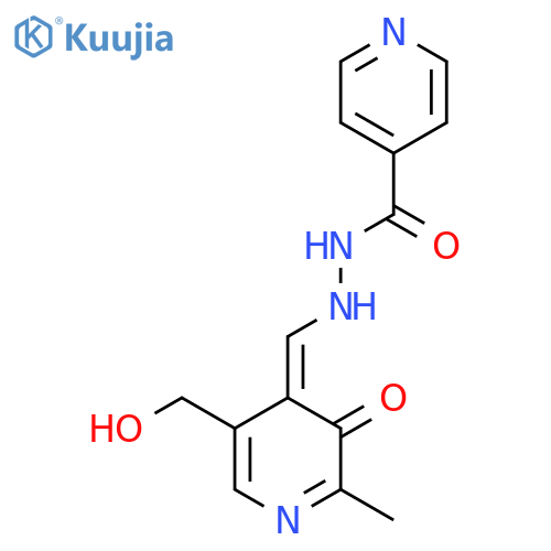 Pyridoxal isonicotinoyl hydrazone structure