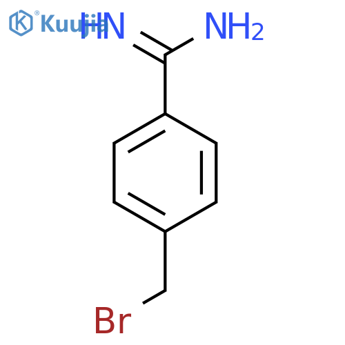 4-(Bromomethyl)-benzenecarboximidamide structure