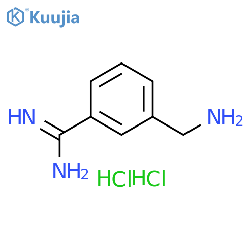 3-(aminomethyl)benzene-1-carboximidamide structure