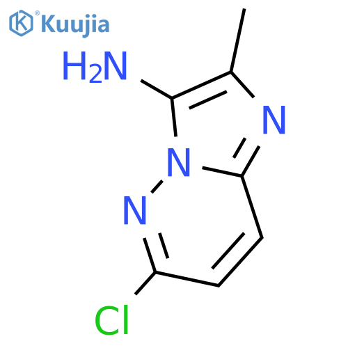 6-Chloro-2-methylimidazo[1,2-b]pyridazin-3-amine structure
