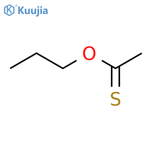 Ethanethioic acid; OH-form, Propyl ester structure