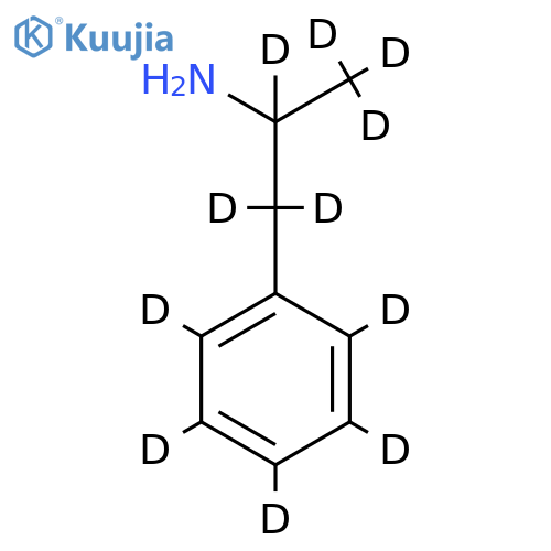 Amphetamine-d11 structure