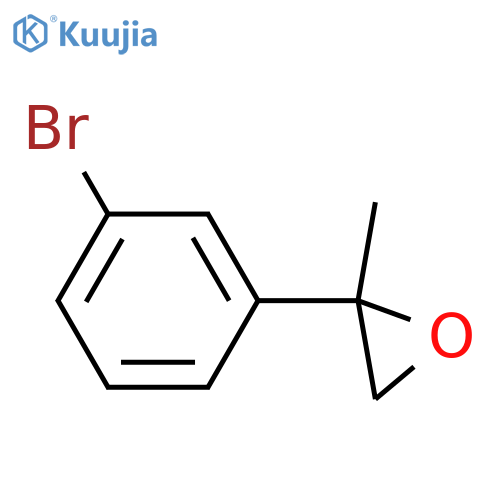 2-(3-bromophenyl)-2-methyloxirane structure