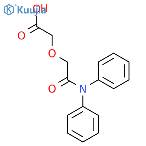 [2-(Diphenylamino)-2-oxoethoxy]acetic acid structure