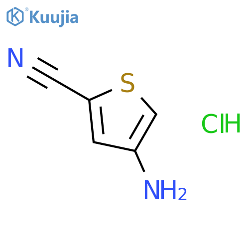4-Amino-thiophene-2-carbonitrile hydrochloride structure