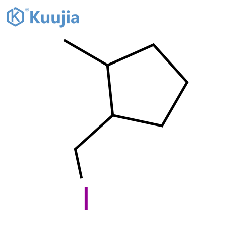 Cyclopentane, 1-(iodomethyl)-2-methyl- structure