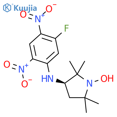 3-(5-Fluoro-2,4-dinitroanilino)-2,2,5,5,-tetramethyl-1-pyrrolidinyloxy structure