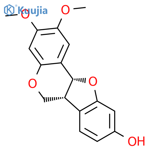 6H-Benzofuro[3,2-c][1]benzopyran-9-ol,6a,11a-dihydro-2,3-dimethoxy-, (6aR,11aR)- structure