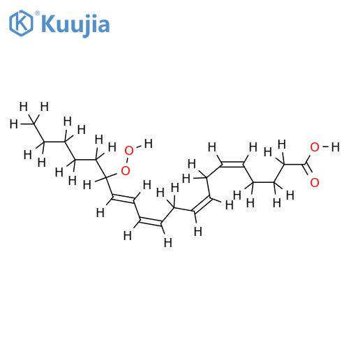 (15RS,5Z,8Z,11Z,13E)-15-Hydroperoxy-5,8,11,13-eicosatetraenoic structure