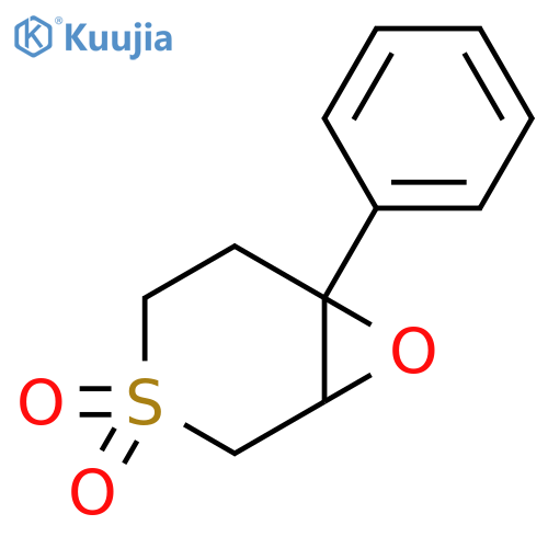 6-phenyl-7-oxa-3lambda6-thiabicyclo4.1.0heptane-3,3-dione structure
