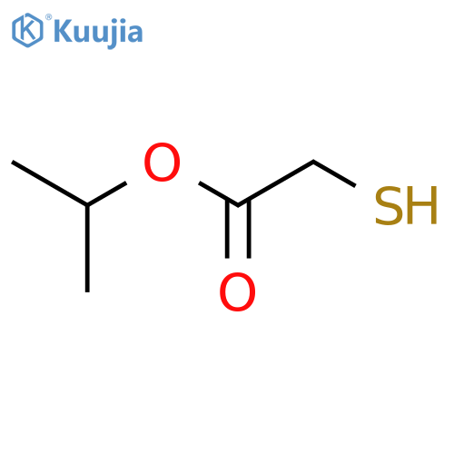 propan-2-yl 2-sulfanylacetate structure