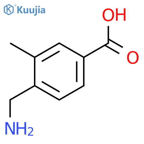 BENZOIC ACID, 4-(AMINOMETHYL)-3-METHYL- structure