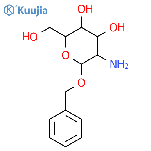 Benzyl 2-Amino-2-deoxy-α-D-galactopyranoside structure