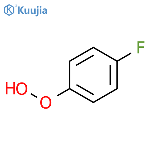 Hydroperoxide, 4-fluorophenyl structure
