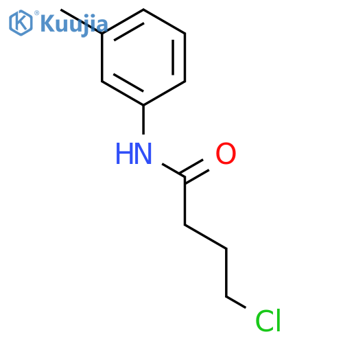 4-chloro-N-(3-methylphenyl)butanamide structure