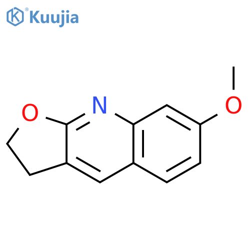 FURO[2,3-B]QUINOLINE, 2,3-DIHYDRO-7-METHOXY- structure