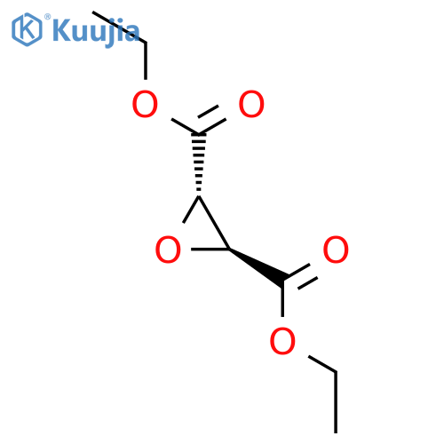 2,3-Oxiranedicarboxylicacid, 2,3-diethyl ester, (2S,3S)- structure