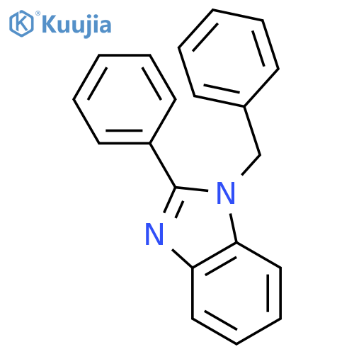 1H-Benzimidazole, 2-phenyl-1-(phenylmethyl)- structure