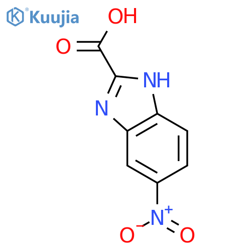 5-Nitro-1H-benzodimidazole-2-carboxylic acid structure